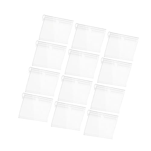 COMNESTBI 50 Stück Preisschild durchsichtiger Etikettenhalter Einzelhandelsdisplay Thermoetikettenhalter Etikettenhalter für Drahtregale Zubehör für Gitterroste Regalklammern PVC Transparent COMNESTBI 50 Stück Preisschild durchsichtiger Etikettenhalter Einzelhandelsdisplay Thermoetikettenhalter Etikettenhalter für Drahtregale Zubehör für Gitterroste Regalklammern PVC Transparent von COMNESTBI