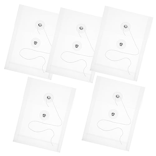 COMNESTBI 5Stücke Dokumentenordner Transparente Dateibeutel für Effiziente Aufbewahrung und Organisation von Quittungen Gutscheinen und Praktische Unterlagen Organizer COMNESTBI 5Stücke Dokumentenordner Transparente Dateibeutel für Effiziente Aufbewahrung und Organisation von Quittungen Gutscheinen und Praktische Unterlagen Organizer von COMNESTBI