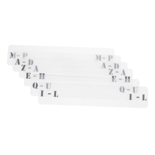 COMNESTBI 6Stücke CD Organizer Trennkarten aus Acryl A Z Alphabetische Sortierkarte für Schallplatten Praktische Trennlaschen für CD Dvd Alben Transparentes Design zur Einfachen COMNESTBI 6Stücke CD Organizer Trennkarten aus Acryl A Z Alphabetische Sortierkarte für Schallplatten Praktische Trennlaschen für CD Dvd Alben Transparentes Design zur Einfachen von COMNESTBI