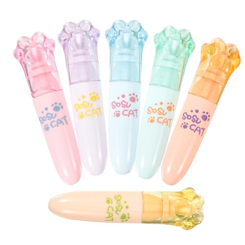 COMNESTBI 6Stücke Cartoon Marker Tragbare Highlighter für Schüler Bunte Stifte für Notizen und Kunst für Schule und Büro Süße Schulsachen COMNESTBI 6Stücke Cartoon Marker Tragbare Highlighter für Schüler Bunte Stifte für Notizen und Kunst für Schule und Büro Süße Schulsachen von COMNESTBI