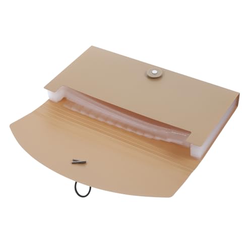 COMNESTBI Datei Organizer mit Fächern Tragbarer Aktenordner aus Material Erweiterbar und Bunter für Effiziente Dokumentenablage Khaki COMNESTBI Datei Organizer mit Fächern Tragbarer Aktenordner aus Material Erweiterbar und Bunter für Effiziente Dokumentenablage Khaki von COMNESTBI