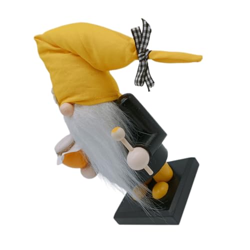 COMNESTBI Holzfigur Bienen Frühlings GNOME für Tiered Tray Handgefertigte Dekofigur aus Holz und Leicht Niedliche für Zuhause und Feste COMNESTBI Holzfigur Bienen Frühlings GNOME für Tiered Tray Handgefertigte Dekofigur aus Holz und Leicht Niedliche für Zuhause und Feste von COMNESTBI