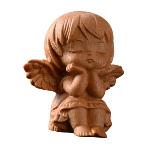 COMNESTBI Holzschnitzmodell Engelsstatue Flügel Skulptur Holz Geschnitzter Engel Religiöse Holzfigur Aus Holz Geschnitzter Engel Engelsstatue Für Den Garten Holzhandwerk Hölzern Khaki COMNESTBI Holzschnitzmodell Engelsstatue Flügel Skulptur Holz Geschnitzter Engel Religiöse Holzfigur Aus Holz Geschnitzter Engel Engelsstatue Für Den Garten Holzhandwerk Hölzern Khaki von COMNESTBI