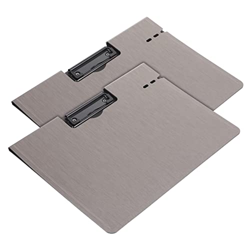 COMNESTBI Klemmbretter Multifunktionsdateiordner für Büro Schule und Zuhause Faltbare Schreibunterlage mit Doppelclip Tiefgrauem Design COMNESTBI Klemmbretter Multifunktionsdateiordner für Büro Schule und Zuhause Faltbare Schreibunterlage mit Doppelclip Tiefgrauem Design von COMNESTBI