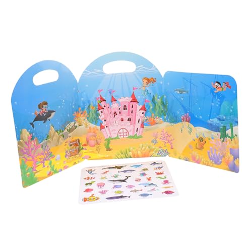 COMNESTBI Kreatives Aufkleberbuch für Frühes Lernspielzeug mit Tiermotiven Fördert die Kognitive Entwicklung und Kreative für Kleinkinder und Vorschulkinder COMNESTBI Kreatives Aufkleberbuch für Frühes Lernspielzeug mit Tiermotiven Fördert die Kognitive Entwicklung und Kreative für Kleinkinder und Vorschulkinder von COMNESTBI