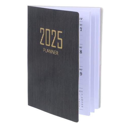 COMNESTBI Mini Tagesplaner Notizblock für Büro Haushalt Tragbarer Akademischer Planer Journaling Notizbuch mit PU Oberfläche Zeitmanagement und Planung von COMNESTBI