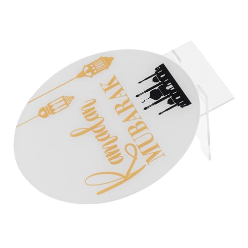 COMNESTBI Ramadan Dekoration Elegantes Acryl Tischornament Mit Eid-Motiven Stilvolle Tischdeko Für Festliche Anlässe Langlebig Und Robust Für Ramadan-feiern Und Besondere Anlässe von COMNESTBI
