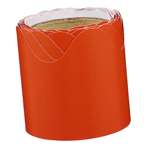 COMNESTBI Randdekorpapier Dekoration aus Papier Rand der Anzeigetafel Dekorativ Wandtafel bürodeko büro dekoration zubehör bürotisch Whiteboard- Klassenzimmerdekor Papierstau Orange COMNESTBI Randdekorpapier Dekoration aus Papier Rand der Anzeigetafel Dekorativ Wandtafel bürodeko büro dekoration zubehör bürotisch Whiteboard- Klassenzimmerdekor Papierstau Orange von COMNESTBI