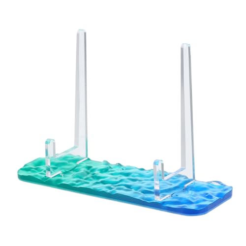 COMNESTBI Transparentes Aufbewahrungsregal Bilderrahmen Stehen Bildhalter Nadelbinder Staffelei Steht Platte Steht Für Die Anzeige Anstecker-displayständer Pin-anzeige Acryl Sky-blue von COMNESTBI