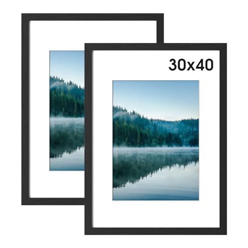 COMPOLICY 2Stück 30x40cm Bilderrahmen Schwarz Bilderrahmen Holz rahmen 30x40 Standing and Wall-mounting Capabilities Posterrahmen Für Fotos,Bilder,Poster 3040 picture frame COMPOLICY 2Stück 30x40cm Bilderrahmen Schwarz Bilderrahmen Holz rahmen 30x40 Standing and Wall-mounting Capabilities Posterrahmen Für Fotos,Bilder,Poster 3040 picture frame von COMPOLICY