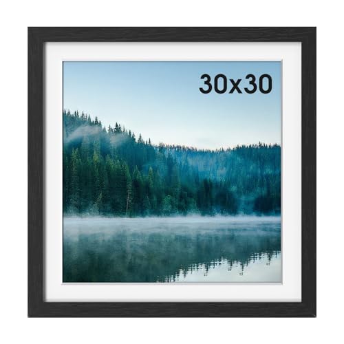 COMPOLICY Bilderrahmen Quadratisch 30x30 cm Schwarz Quadratischer Bilderrahmen Holz rahmen 30x30 Standing and Wall-mounting Capabilities Posterrahmen Für Fotos, Bilder, Poster 3030 picture frame COMPOLICY Bilderrahmen Quadratisch 30x30 cm Schwarz Quadratischer Bilderrahmen Holz rahmen 30x30 Standing and Wall-mounting Capabilities Posterrahmen Für Fotos, Bilder, Poster 3030 picture frame von COMPOLICY