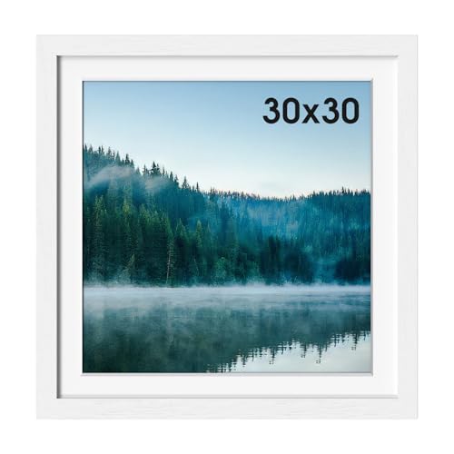 COMPOLICY Bilderrahmen Quadratisch 30x30 cm Weiß Quadratischer Bilderrahmen Holz rahmen 30x30 Standing and Wall-mounting Capabilities Posterrahmen Für Fotos, Bilder, Poster 3030 picture frame COMPOLICY Bilderrahmen Quadratisch 30x30 cm Weiß Quadratischer Bilderrahmen Holz rahmen 30x30 Standing and Wall-mounting Capabilities Posterrahmen Für Fotos, Bilder, Poster 3030 picture frame von COMPOLICY