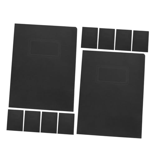 COMPUKAS 10 Stück Faltbare Papier Aktenordner – Organizer Mit Zwei Taschen Papier Aktenordner Für Dokumente Büroarbeit Klassenzimmer Organisationszubehör von COMPUKAS
