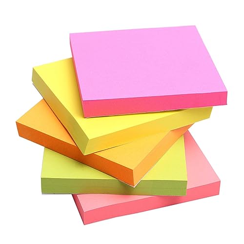 COMPUKAS 100 Blatt Pack Haftnotizen Verschiedenen Farben Selbstklebende Notizzettel für Büro Schule und Zuhause Praktisch für Schnelle Gedanken und Wichtige Notizen Zufällige Farbe COMPUKAS 100 Blatt Pack Haftnotizen Verschiedenen Farben Selbstklebende Notizzettel für Büro Schule und Zuhause Praktisch für Schnelle Gedanken und Wichtige Notizen Zufällige Farbe von COMPUKAS