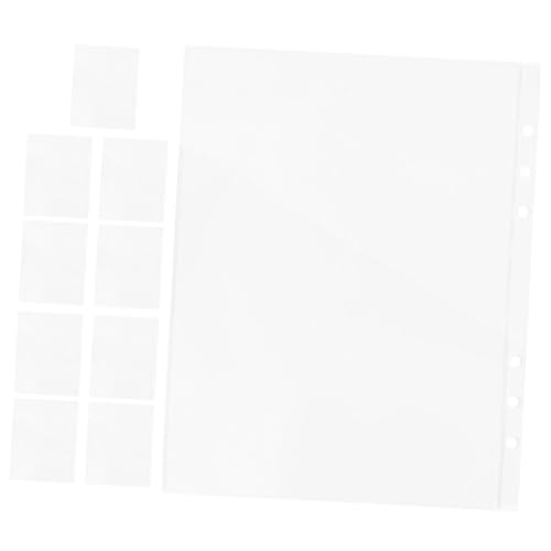 COMPUKAS 10Stücke Transparent PVC Aufbewahrungstasche für Notizblätter Quittungen und Dokumente für Organizer und Sammler Langlebig und Vielseitig Einsetzbar von COMPUKAS