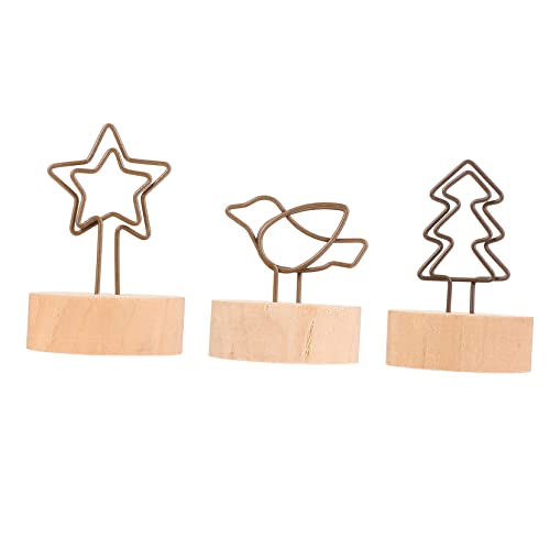 COMPUKAS 15 Stück Teiliges Holzfuß Memo Holder mit Retro Fotoclips Klammern für Büro Tischkartenhalter Vielseitig für Notizen Bilder und Festdekoration Geeignet COMPUKAS 15 Stück Teiliges Holzfuß Memo Holder mit Retro Fotoclips Klammern für Büro Tischkartenhalter Vielseitig für Notizen Bilder und Festdekoration Geeignet von COMPUKAS