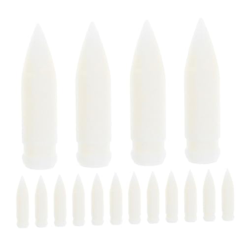 COMPUKAS 20 Stück Teiliges Ersatzspitzen aus Nylon für Acrylmarker Weiche Marker-ersatzspitzen Einfache Anbringung Kompatibel mit Vielen Acrylstiften für Künstler und Hobbyanwender von COMPUKAS