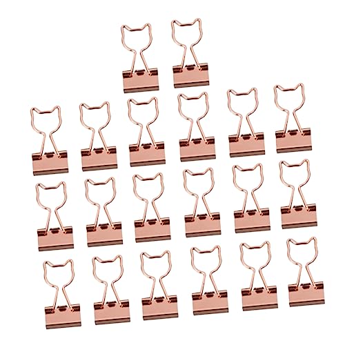 COMPUKAS 20Stücke Büroklammern Metall Binder Clips Roségold für Dokumente Starke Haltekraft für Büro Schule und Zuhause Langlebig und Praktisch für Organisation COMPUKAS 20Stücke Büroklammern Metall Binder Clips Roségold für Dokumente Starke Haltekraft für Büro Schule und Zuhause Langlebig und Praktisch für Organisation von COMPUKAS
