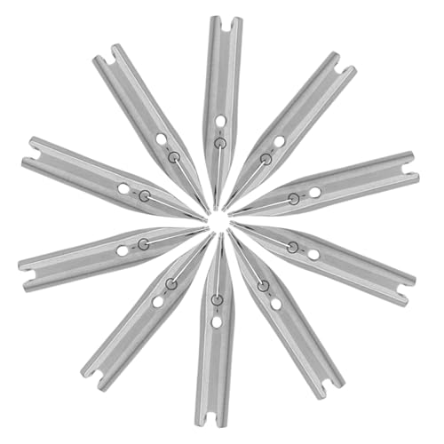 COMPUKAS 40 Stück Dip-Stift Füllfederhalterspitze Füllfederhalterfedern aus Metall Ersatzfedern für Füllfederhalter Kalligraphie -Stiftzubehör Ersatzstiftspitzen Stiftspitzen malen Silver von COMPUKAS