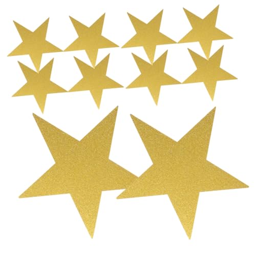 COMPUKAS 48 Stück Papierstern-ausschnitte Für Klassenzimmerwände, Pinnwände, Glitzerdekorationen, Partyzubehör, Lustiges Bastelpapier Für Diy-projekte von COMPUKAS