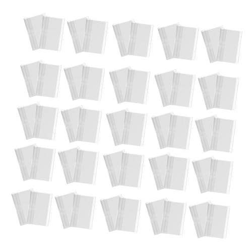 COMPUKAS 50 Satz Transparente PVC Preisschildhalter mit Doppel klickverschluss für Regale und Aufbewahrungsboxen Bruchsicher Wiederverwendbar Klare Etikettenclips für Supermarkt und Laden COMPUKAS 50 Satz Transparente PVC Preisschildhalter mit Doppel klickverschluss für Regale und Aufbewahrungsboxen Bruchsicher Wiederverwendbar Klare Etikettenclips für Supermarkt und Laden von COMPUKAS