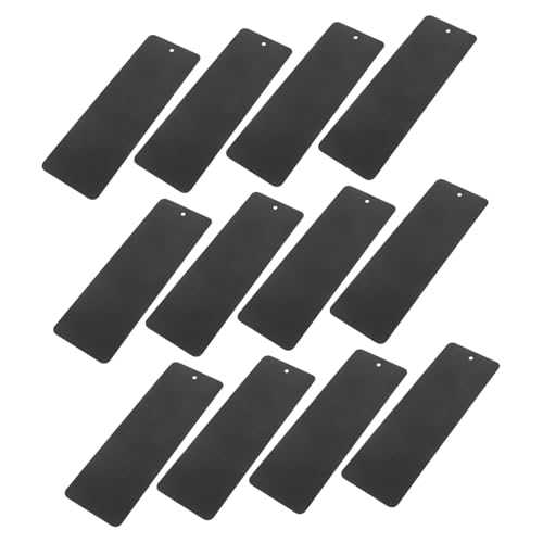 COMPUKAS 50 Stück Schwarze Blanko Lesezeichen DIY Buchzeichen aus Kartonpapier mit Löchern für Bastelprojekte und Geschenkanhänger für Schulprojekte und Kreative Anlässe COMPUKAS 50 Stück Schwarze Blanko Lesezeichen DIY Buchzeichen aus Kartonpapier mit Löchern für Bastelprojekte und Geschenkanhänger für Schulprojekte und Kreative Anlässe von COMPUKAS