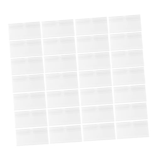 COMPUKAS 50Stücke Etikettenhalter Transparent für Regalbeschriftung Selbstklebend für Preise und Produktkennzeichnung Geschäften und Supermärkten Einfach zu Ersetzen COMPUKAS 50Stücke Etikettenhalter Transparent für Regalbeschriftung Selbstklebend für Preise und Produktkennzeichnung Geschäften und Supermärkten Einfach zu Ersetzen von COMPUKAS