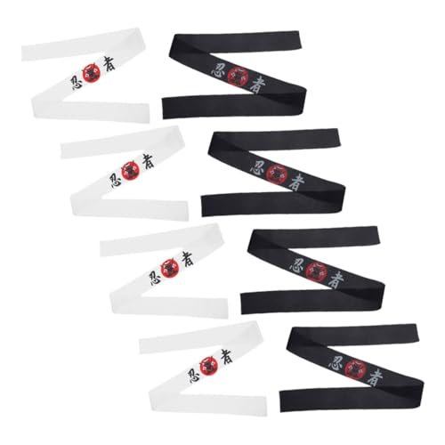 COMPUKAS 8 Stück Ninja-kapuze Sushi-koch-uniform Japanisches Kopftuch Japanische Bandanas Für Männer Sushi-kostüm Kind Rotes Karate-stirnband Japanischer Drache Hibachi-kochmütze Polyester COMPUKAS 8 Stück Ninja-kapuze Sushi-koch-uniform Japanisches Kopftuch Japanische Bandanas Für Männer Sushi-kostüm Kind Rotes Karate-stirnband Japanischer Drache Hibachi-kochmütze Polyester von COMPUKAS