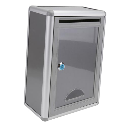 COMPUKAS Abschließbare Wandmontage Vorschlagbox aus Aluminiumlegierung Multifunktional Sicher für Beschwerden Post und Dokumente Kompakte für Zuhause und Büro COMPUKAS Abschließbare Wandmontage Vorschlagbox aus Aluminiumlegierung Multifunktional Sicher für Beschwerden Post und Dokumente Kompakte für Zuhause und Büro von COMPUKAS