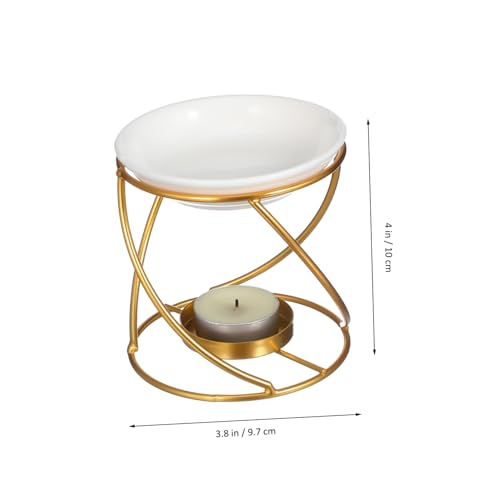 COMPUKAS Aromatherapie Wax Burner Eleganter Duftöl Diffuser mit Teelichthalter Dekorativer Wachsschmelzer für Zuhause zu Weihnachten und Einzug COMPUKAS Aromatherapie Wax Burner Eleganter Duftöl Diffuser mit Teelichthalter Dekorativer Wachsschmelzer für Zuhause zu Weihnachten und Einzug von COMPUKAS
