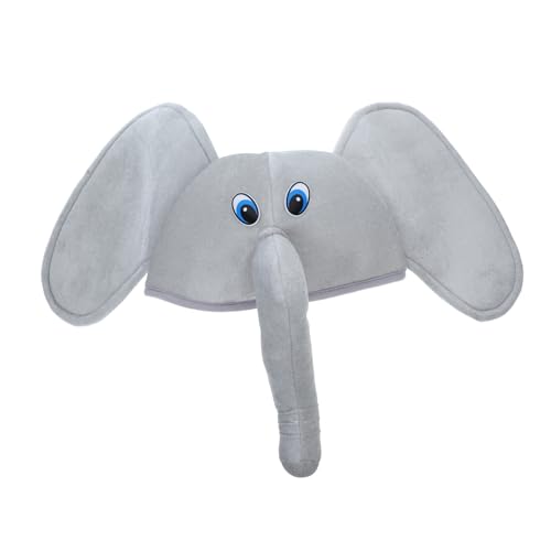 COMPUKAS Elefantenhut Tierhüte Für Erwachsene Elefantenkostüm Damen Elefantenkostüm Für Elefant Kostüm Kleinkind Stirnband Mit Elefantenohren Elefant Hund Kostüm Stoff Grey COMPUKAS Elefantenhut Tierhüte Für Erwachsene Elefantenkostüm Damen Elefantenkostüm Für Elefant Kostüm Kleinkind Stirnband Mit Elefantenohren Elefant Hund Kostüm Stoff Grey von COMPUKAS