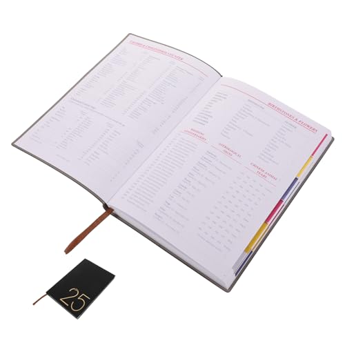 COMPUKAS Haushaltsplaner Moderner Akademischer Planer Tragbares Notizbuch für Büro und Alltag Design für Schüler und Lehrer Zeitmanagement von COMPUKAS