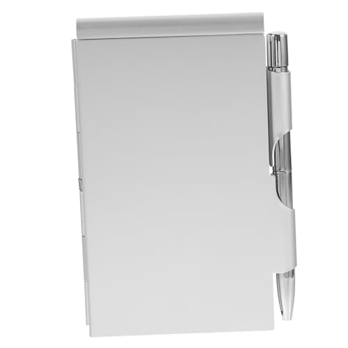 COMPUKAS Kompakter Notizblock Stift Abreißbar Tragbares Design für Büro Schule und Zuhause für To Do Listen und Schnelle Notizen Silberfarben COMPUKAS Kompakter Notizblock Stift Abreißbar Tragbares Design für Büro Schule und Zuhause für To Do Listen und Schnelle Notizen Silberfarben von COMPUKAS
