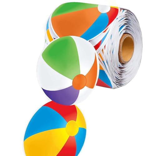 COMPUKAS Kreative Strandball Dekoration Aufkleber Festliche Bulletin Board Border Zubehör für Sommerparty Foto Hintergrund Strand Deko COMPUKAS Kreative Strandball Dekoration Aufkleber Festliche Bulletin Board Border Zubehör für Sommerparty Foto Hintergrund Strand Deko von COMPUKAS