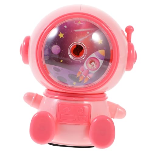 COMPUKAS Manueller Cartoon Bleistiftspitzer Astronaut Design Einstellbarer Spitztiefe Tragbarer Anspitzer für Schüler und Künstler Rosa COMPUKAS Manueller Cartoon Bleistiftspitzer Astronaut Design Einstellbarer Spitztiefe Tragbarer Anspitzer für Schüler und Künstler Rosa von COMPUKAS