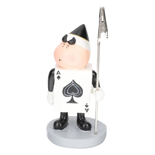 COMPUKAS Memo Clip Tischhalterung Adorable Resin Notizhalter Modern Dekorativ für Büro und Zuhause Stabiler Foto und Notizzettelhalter für Party Schreibtisch und Veranstaltungsdeko von COMPUKAS