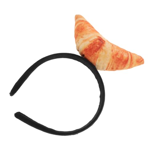 COMPUKAS Party Haarreif Brot Stirnband Lustiges Cosplay Kostüm Zubehör für Damen und Herren Vielseitiger Fotorequisit für Festivals Bühnenauftritte und Partys von COMPUKAS