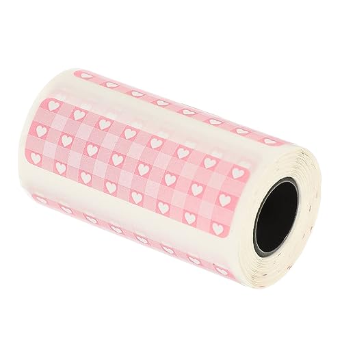 COMPUKAS Thermopapierrolle Bedruckbar Pinkes Herz Klebeetiketten Nachfüllpapier für Sofortbildkamera Kompatibel mit Thermodrucker Praktische Ersatzrolle für Fotodruck COMPUKAS Thermopapierrolle Bedruckbar Pinkes Herz Klebeetiketten Nachfüllpapier für Sofortbildkamera Kompatibel mit Thermodrucker Praktische Ersatzrolle für Fotodruck von COMPUKAS