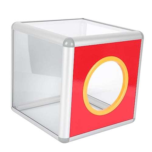 COMPUKAS Transparente Spendenbox aus Praktische Auslosungsbox für und Jahresversammlungen Tragbar und Langlebig für Spiele und Charity Events von COMPUKAS