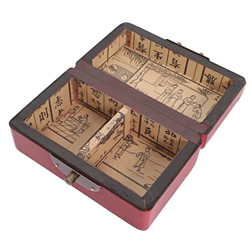 COMPUKAS Vintage Schmuckschatulle mit Schloss Retro Ohrring Halsketten Organizer Abschließbare Aufbewahrungsbox für Schmuck für Schlafzimmer für Frauen COMPUKAS Vintage Schmuckschatulle mit Schloss Retro Ohrring Halsketten Organizer Abschließbare Aufbewahrungsbox für Schmuck für Schlafzimmer für Frauen von COMPUKAS