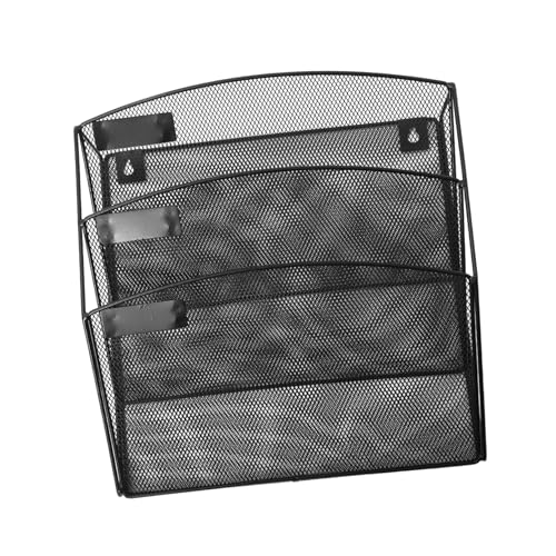 COMPUKAS Wandmontierter Aktenordner Mehrlagiger Zeitschriftenhalter für Büro und Zuhause Eleganter Organizer zur Aufbewahrung von Dokumenten und Magazinen Schwarz Platzsparend und COMPUKAS Wandmontierter Aktenordner Mehrlagiger Zeitschriftenhalter für Büro und Zuhause Eleganter Organizer zur Aufbewahrung von Dokumenten und Magazinen Schwarz Platzsparend und von COMPUKAS