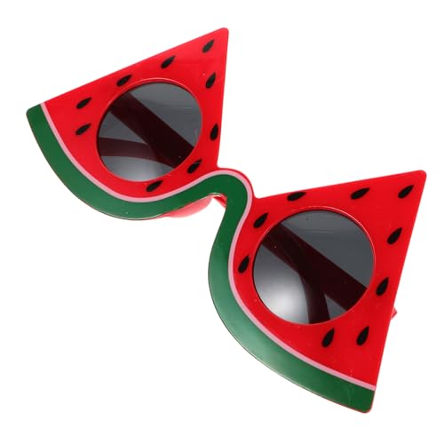 COMPUKAS Wassermelonen Sonnenbrillen für Damen Lustige Hawaii Party Requisiten Langlebige und Auffällige Strandbrillen für Poolpartys Tropische Kostümaccessoires von COMPUKAS