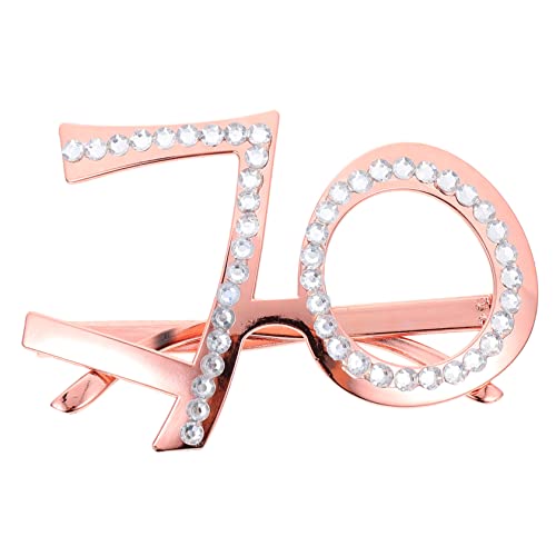 COMPUKAS geburtstagsfeier brille retro tragen Jahre 70 Neuheit Geburtstagsbrille faschingsbrille karnevalsbrille geburtstags mitbringsel Party-Requisite Brille zum Geburtstag Stk Rose Gold COMPUKAS geburtstagsfeier brille retro tragen Jahre 70 Neuheit Geburtstagsbrille faschingsbrille karnevalsbrille geburtstags mitbringsel Party-Requisite Brille zum Geburtstag Stk Rose Gold von COMPUKAS