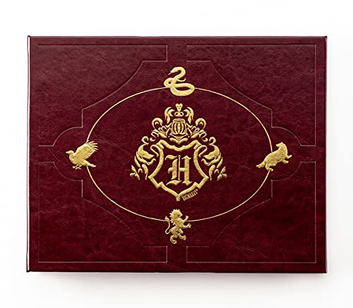 Conquest Journals Harry Potter Fotoalbum und Scrapbook, PU Leder, Post gebunden, 80 Seiten dicke, Archivqualität Fotoseiten für Ihre magischen Erinnerungen, inklusive 100 traditionellen Fotoecken von CON*QUEST