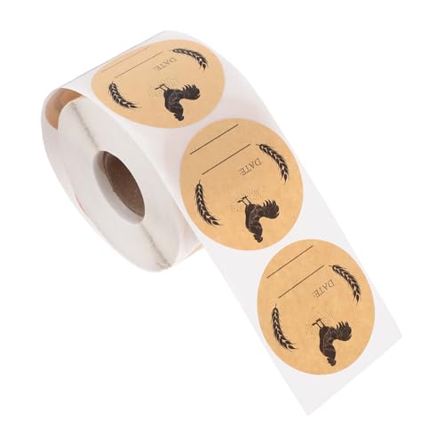 CONGARTENO 1 Rolle Verpackungsetikett Für Eierkarton Etiketten Für Küchenkonserven Kraftpapier CONGARTENO 1 Rolle Verpackungsetikett Für Eierkarton Etiketten Für Küchenkonserven Kraftpapier von CONGARTENO