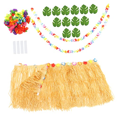 CONGARTENO 1 Satz Hawaiian Party Dekorationsset Teiliges Tischrock Set mit Holzblüten Tiki und Farbenfrohen Blumensträngen für Garten und Strandpartys CONGARTENO 1 Satz Hawaiian Party Dekorationsset Teiliges Tischrock Set mit Holzblüten Tiki und Farbenfrohen Blumensträngen für Garten und Strandpartys von CONGARTENO