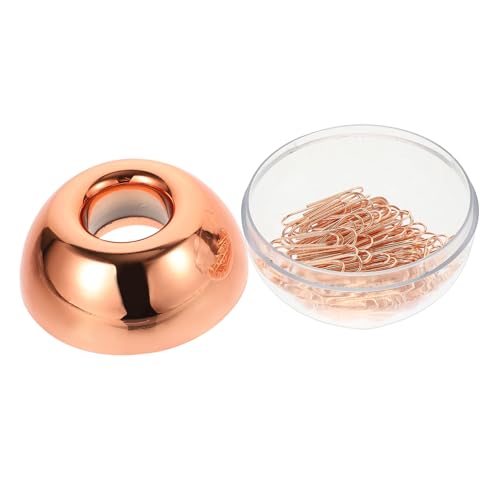 CONGARTENO 1 Schachtel Kleine Roségoldfarbene Büroklammern Edle Dekorative Dokumentenklammern mit Praktischem Organizer für Büro Schule und Zuhause Vielseitig Einsetzbar CONGARTENO 1 Schachtel Kleine Roségoldfarbene Büroklammern Edle Dekorative Dokumentenklammern mit Praktischem Organizer für Büro Schule und Zuhause Vielseitig Einsetzbar von CONGARTENO