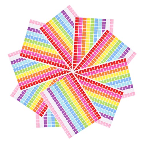 CONGARTENO 10 Blatt Bögen Selbstklebende Rechteckige Farbige Aufkleber Kleine Etiketten zum Beschriften Farbige Klebeetiketten für Büro Zuhause Klassifizierung DIY Organisation CONGARTENO 10 Blatt Bögen Selbstklebende Rechteckige Farbige Aufkleber Kleine Etiketten zum Beschriften Farbige Klebeetiketten für Büro Zuhause Klassifizierung DIY Organisation von CONGARTENO
