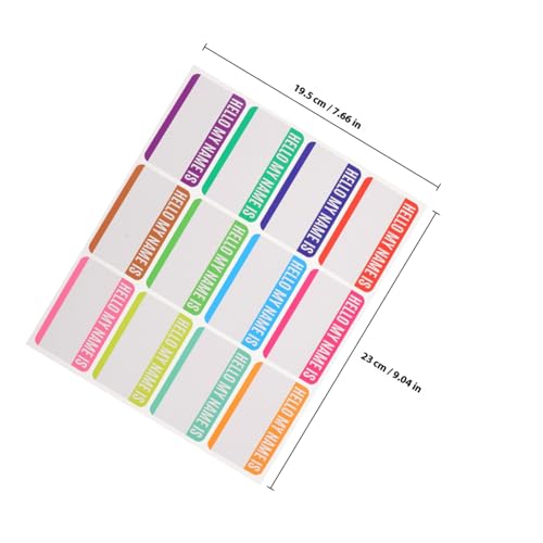 CONGARTENO 10 Blatt Wasserdichte Namensaufkleber für Selbstklebende Beschreibbare Etiketten für Kindergarten Kleidung Flaschen und Schulsachen Praktische Personalisierte Sticker für Einfache CONGARTENO 10 Blatt Wasserdichte Namensaufkleber für Selbstklebende Beschreibbare Etiketten für Kindergarten Kleidung Flaschen und Schulsachen Praktische Personalisierte Sticker für Einfache von CONGARTENO
