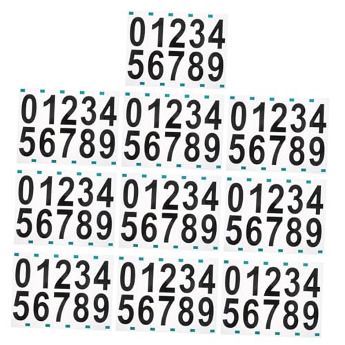 CONGARTENO 10 Sätze Aufkleber Nummernetikettenaufkleber Reflektierender Digitaler Aufkleber Wasserdichtes Selbstklebendes Etikett Reflektierende Briefkastennummern Reflektierende Zahlen CONGARTENO 10 Sätze Aufkleber Nummernetikettenaufkleber Reflektierender Digitaler Aufkleber Wasserdichtes Selbstklebendes Etikett Reflektierende Briefkastennummern Reflektierende Zahlen von CONGARTENO